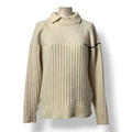 Jersey de Lana con Doble Cuello y Punto Estructurado – Victoria Beckham