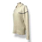 Jersey de Lana con Doble Cuello y Punto Estructurado – Victoria Beckham