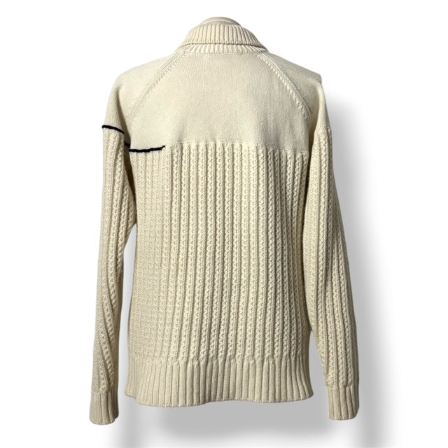 Jersey de Lana con Doble Cuello y Punto Estructurado – Victoria Beckham