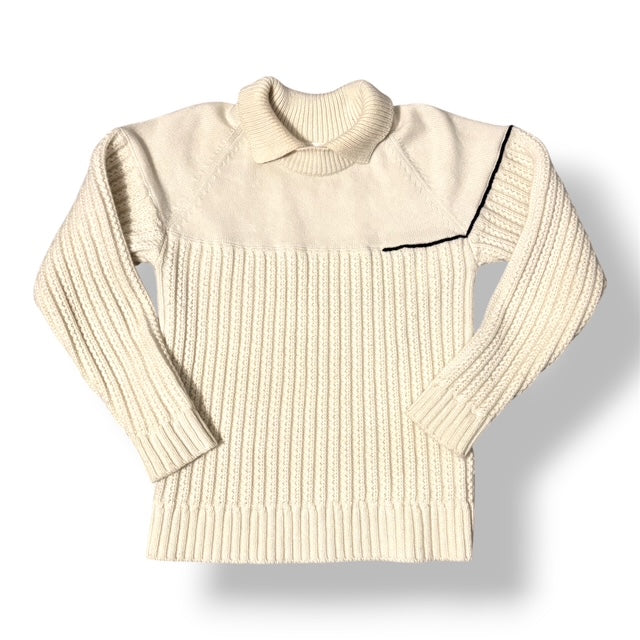 Jersey de Lana con Doble Cuello y Punto Estructurado – Victoria Beckham