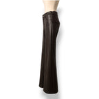 Pantalones de Piel Vegana Wide Leg | Veronica Beard