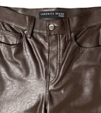 Pantalones de Piel Vegana Wide Leg | Veronica Beard
