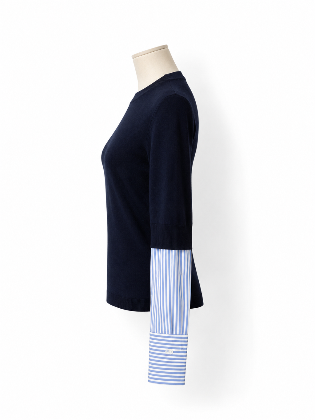 Jersey Veronica Beard Avory de lana merina azul marino – Talla XS