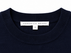 Jersey Veronica Beard Avory de lana merina azul marino – Talla XS