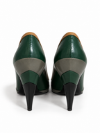 Zapatos Miu Miu de piel multicolor con plataforma – Talla 38